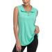 Viracy Women's Zip Up Golf Workout Tank Tops Sleeveless Quick Dry Athletic Polo Shirts (S-3XL) 3X-Large Green
