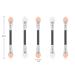 Beaupretty 150 Pcs Eyebrow & Eyeshadow Brush Kit - Double Head Makeup Applicators with Pink Sponges for Flawless Application - Buy Online on GoSupps.com