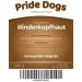Prideedogs Beef Head Skin 500g - Premium All-Natural Dog Chew Snack | 100% German Beef | Odor-Neutral Packaging for Puppies & Older Dogs - Buy Online on GoSupps.com