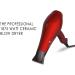 1875W Professional Ionic Hair Dryer - Lightweight Salon Blow Dryer with 2 Speeds 3 Heat Settings Diffuser Concentrator & Comb - Fast Drying - Red - Buy Online on GoSupps.com