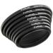 Fotodiox 7 Step Up Ring Filter Adapter Set - Anodized Aluminum - 49-77mm Sizes Included - Buy Online on GoSupps.com