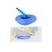 Inflatable Bedpan for Elderly Females Fractured Bed Pan Hospital Toilet Comfortable Inflatable Bed Potty for Adults Disabled Bariatric Bedpan Portable Toilet Nursing Equipment Blue