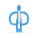 Matchstick Monkey Original Teether & Gel Applicator - Light Blue | Easy-to-Grip Silicone | BPA Free | 3 Months+ | 10.5 cm - Buy Online on GoSupps.com