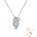 FOYTOKI Necklaces Owl Head Pendant Hollow Pendant Owl Necklace Jewelry Accessories Multicolor - Buy Online on GoSupps.com