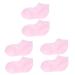 minkissy 3 Pairs Protective Socks Beauty Socks Heel Moisturizing Socks Moisturising Socks Sock for Feet Heel Socks for Dry Cracked Feet Lotion Infused Socks Miss Breathable Sebs Torn Socks