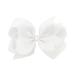 10 PCS Large 8 White Hair Bow Clips - Grosgrain Ribbon Solid Color Hair Accessories for Girls - Buy Online on GoSupps.com