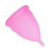 Soft menstrual cup silicone easy cleaning without irritation.