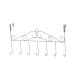 PRETYZOOM Hanging Hooks Hook Over Door Clothes Hanger Rack Over The Door Hanger Coat Hanger Rack No Trace Towel Rack Metal Hangers medium White