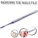Ingrown Toenail Tools Toenail File for Ingrown Toenails Treatment - Surgical Grade Stainless Steel - Buy Online on GoSupps.com