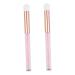 Angoily 2pcs Nose Brush Makeup Brush Cleaning Brush Blackhead Brush Eyeshadow Applicator Major Cleaner Miss