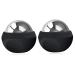 Ultechnovo 2st massage ball made of stainless steel Massage ball Body massage device Rolling ball for the household foot massage device Comfortable tools for muscle relaxation Massage device with ice rolls Face