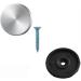 MABSSI Stainless Steel Mirror Nail Decorative Cap Advertising Nail Screw Cap Cap Acrylic Fixed Glass Replacement - Buy Online on GoSupps.com