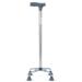 Crutches for The Elderly with Four-legged Cane Walking Aid Non-slip Walking Stick Cane Lightweight Telescopic Cane with Four Corners Auxiliary crutch Yearn for Run forward