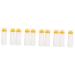 Zerodeko 10 Pcs Squeeze Sauce Bottle Plastic Jam Ketchup 17X6X6CMx5pcs Yellowx5pcs