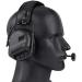 Atairsoft Tactical Headphones - Military Standard Ear Protectors for Airsoft & PTT Walkie Talkie - Black - Buy Online on GoSupps.com