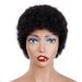Boccte Afro Wig Curly Short Human Hair Wigs for Black Women Brazilian Human Hair Without Cap Natural Black Color