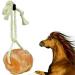 Horses Lick Natural Pink Salt Natural shape salt with strong hanging Rope | Suitable for all Animals | 1-2KG - Buy Online on GoSupps.com