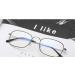 Qinzhenz Anti-Blue Light Reading Glasses for Men & Women - Cute +300 Flat Light Mirror (Color C2) - Protect Your Eyes While Reading - Buy Online on GoSupps.com