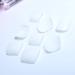 Yienate False Toe Nails - Chic Bridal White Full Cover Nail Tips - 24pcs Exquisite Fake Toenails - Buy Online on GoSupps.com