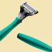 Harry's Tropical Green Razor with x10 Cartridge Heads - 5 Bladed for Smooth Shave - Buy Online on GoSupps.com