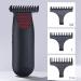 Rechargeable Bald Clipper - Professional 0 MM T Steel Blade Hair Trimmer Kit for Men with 3 Guide Combs - Buy Online on GoSupps.com