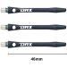Red Dragon Coated Aluminium Shafts + Checkout Card - Black Medium - Buy Online on GoSupps.com