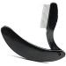 1PCS Black Professional Foldable Stainless Steel Teeth Eyelash Comb - Portable Eyebrow Brush Shaper Brow Groomer Mascara Comb Lash and Brow Makeup Brush Beauty Tool - Buy Online on GoSupps.com