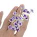 Rbenxia 20 Pcs Rhinestone Hair Pins 2.4 Inches - Purple Wedding Bridal Prom Clips - Buy Online on GoSupps.com