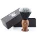 Haryali London shaving brush vegan with wooden handle shaving brush roof hair imitation - shaving brushes synthetic shaving brush set vegan shaving brush for wet shaving - accessories for men and women