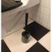 Ikea Black Toilet Brush - Durable Polypropylene 35.6 x 10.9 x 10.4 cm - International Shipping Available - Buy Online on GoSupps.com