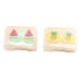 JECOMPRIS 2-part set Storage container for travel set for contact lens container Travel Accessories holder for lens tanks Invisible Container