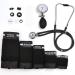 LotFancy Aneroid Sphygmomanometer 5-in-1 Professional with Dual-Head Stethoscope and 5 Size Cuffs Manual Blood Pressure Monitor Kit for Adult Large Adult Child Thigh Cuffs Carrying Case Included - Buy Online on GoSupps.com