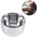 Premium Stainless Steel Shaving Soap Bowl & Brush | Luxury Foam Cup for Men - Buy Online on GoSupps.com