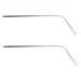 Coolhiya 2st sunglasses temporal bone glasses arm glasses brake brick spare parts for glasses gaming spectrated glasses repair set glasses repair legs alloy temple frame golden 13.8x4.5cm