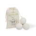 Wool Dryer Balls XL Organic 100% Newzeland Wool Fabric Softener Reusable Laundry Balls for Dryer Reduces Clothing Wrinkles (6 Pack) White