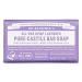 Dr. Bronner's Pure-Castile Bar Soap Lavender 5 Oz - 6 Pack | Natural Vegan Soap for All Skin Types | International Shipping Available - Buy Online on GoSupps.com