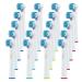 KAV PLUS 20 Pcs Electric Toothbrush Heads Replacement Brush Heads Compatible with Braun Oral B Electric Toothbrush (20 Heads) 20 Count (Pack of 1)