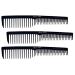 Krest Pro Care: Krest Black Space Tooth Comb 6000 (3 - PACK)