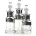 50ml Refillable Clear Glass Essential Oil Bottle with Glass Pipette - Elite Fluid Cosmetics Jar - Buy Online on GoSupps.com