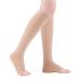 Breathable varicose vein compression stockings-graded athletic fit for ongoing compression socks nurses Open toe compression calf socks to improve edema