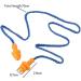 Silicone Earplugs - 10 Pairs Blue Soft Noise Reduction Earplugs for Sleeping Working & Swimming | Kids & Adults - Buy Online on GoSupps.com
