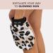 Kitsch Exfoliating Glove - Eco Friendly Body Scrubber for Skin Renewal | Detoxifying Exfoliator Mitt | Dead Skin Remover | Shower Gloves - Leopard - Buy Online on GoSupps.com