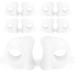 Toe Separators Bunion Corrector Prevent Slip Washable 5 Pairs Reduce Calluses Curved Shape Relieve Pain for Overlapping Toes