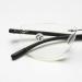Vevesmundo Crescent Glasses for Women - Blue Light Filter Floral Halfbrand Reading Glasses +1.0 to +4.0 - Stylish Purple 3.5 Diopter Visual Aid - Buy Online on GoSupps.com