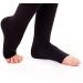 Pedimend Slipproof Thigh High Compression Stockings - Open Toe (6 Pieces 3 Pairs) for Varicose & Spider Veins Relief | Foot Care | Black - Buy Online on GoSupps.com