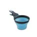 Dexas Popware for Pets Collapsible KlipScoop 1 Cup Capacity Gray/Blue