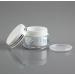 10 Pack 30ml Double Layer Plastic Cosmetic Jars - Empty Containers for Beauty & Health with Screw Lid - Perfect for Travel & DIY - Buy Online on GoSupps.com