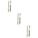 FOMIYES 6 Pcs White Eyeliner Pencil Eyebrow Mapping Pencil Eyebrow Pencils Palette Miss Does Not Fade Makeup 1 count (Pack of 1) Blackx3pcs