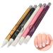 5Pcs Manicure Chic Silicone UV Gel Polish Pen Mixing Brushes Nail Art Supplies - Buy Online on GoSupps.com
