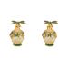 BOKIOESDE 2 Set of Dragonfly Perfume Bottle Refillable And Eco-friendly Elegant And Beautiful Gifts Decorative Perfume Bottle Easy To Clean green green 2Set